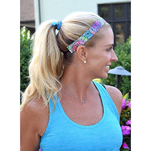 Sweaty Bands Anti-Rutsch Haarband Für Damen & Mädchen – Mit Samtfutter, 50,8 Cm Umfang, 2,5 Cm Breit