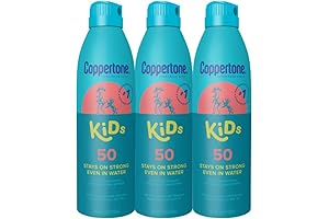 Coppertone Kids Sunscreen Spray SPF 50: Safe, Effective Mini Spray