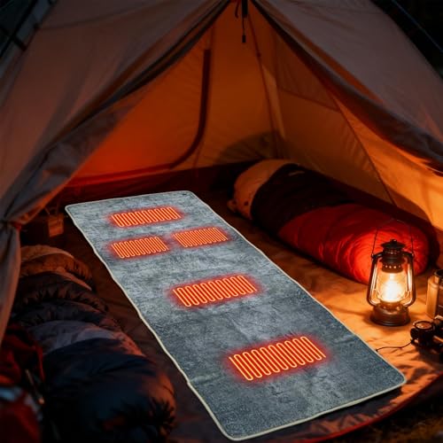 Couverture électrique anti-dérapant USB pour nuits au chaud - 2