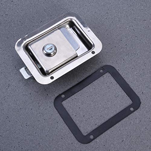 Rv Door Lock Trailer Door Handle Door Trailer Door T Handle Locking Stainless Steel Tool Box Paddle Lock Heavy Duty Flush Mount For Rv Truck Bed Toolboxes Toolbox Rv Door Handle #TOP4