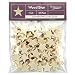 Artlicious - 125 Unfinished Wooden Star Cutouts - 1" Plywood Cutouts