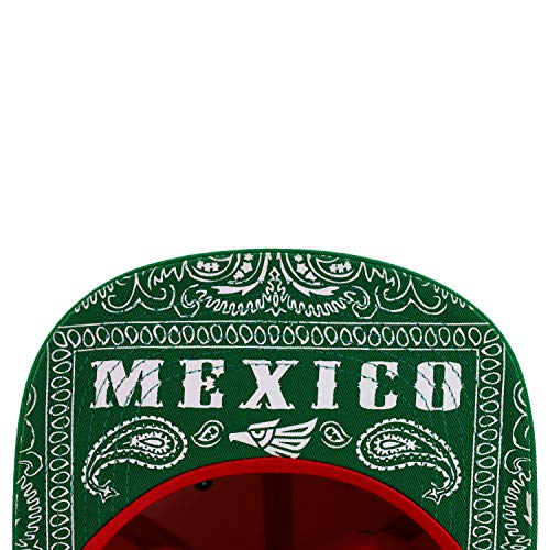 Image of Trendy Apparel Shop Hecho En Mexico Eagle 3D Embroidered Snapback Cap