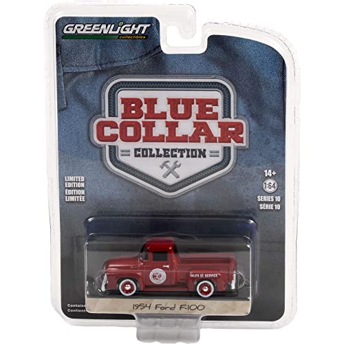 Modelo a escala 1/64 Camioneta Pickup 1954 F-100 miniatura 2