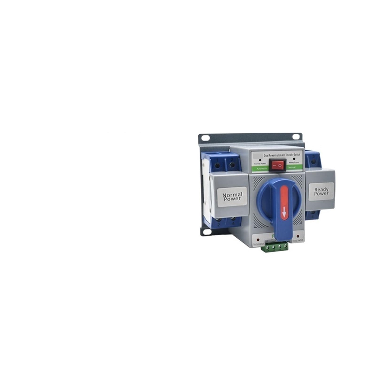 Commutateur de transfert automatique à double puis Din Rail 2P AC Mini ATS double puissance commutateur de transfert automatique commutateurs électriques alimentation ininterrompue 230V 63A ( Size : 2