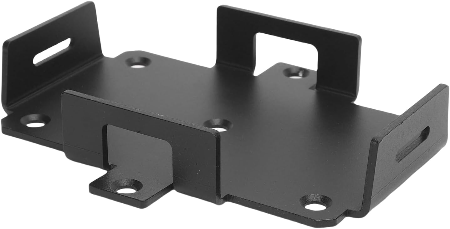 GLOGLOW Small Battery Tray, Aluminum Mount with Strap for 12V and 6V Batteries, Perfect for Marine Vehicles and ATVs