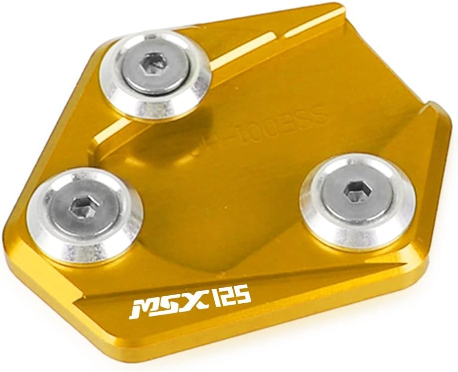 motorcycle Foot Plate Pad FOR MSX125 GROM MONKEY 125 2013-2023 2022 2021 2020 2019 CNC Motorcycle Side Stand Enlarge Kickstand Extension Plate Pad
