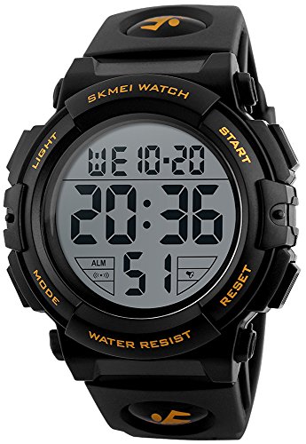 FANMIS Multi Function Digital LED Electronic Watch 50M Water Resistant Black Sports Watches3