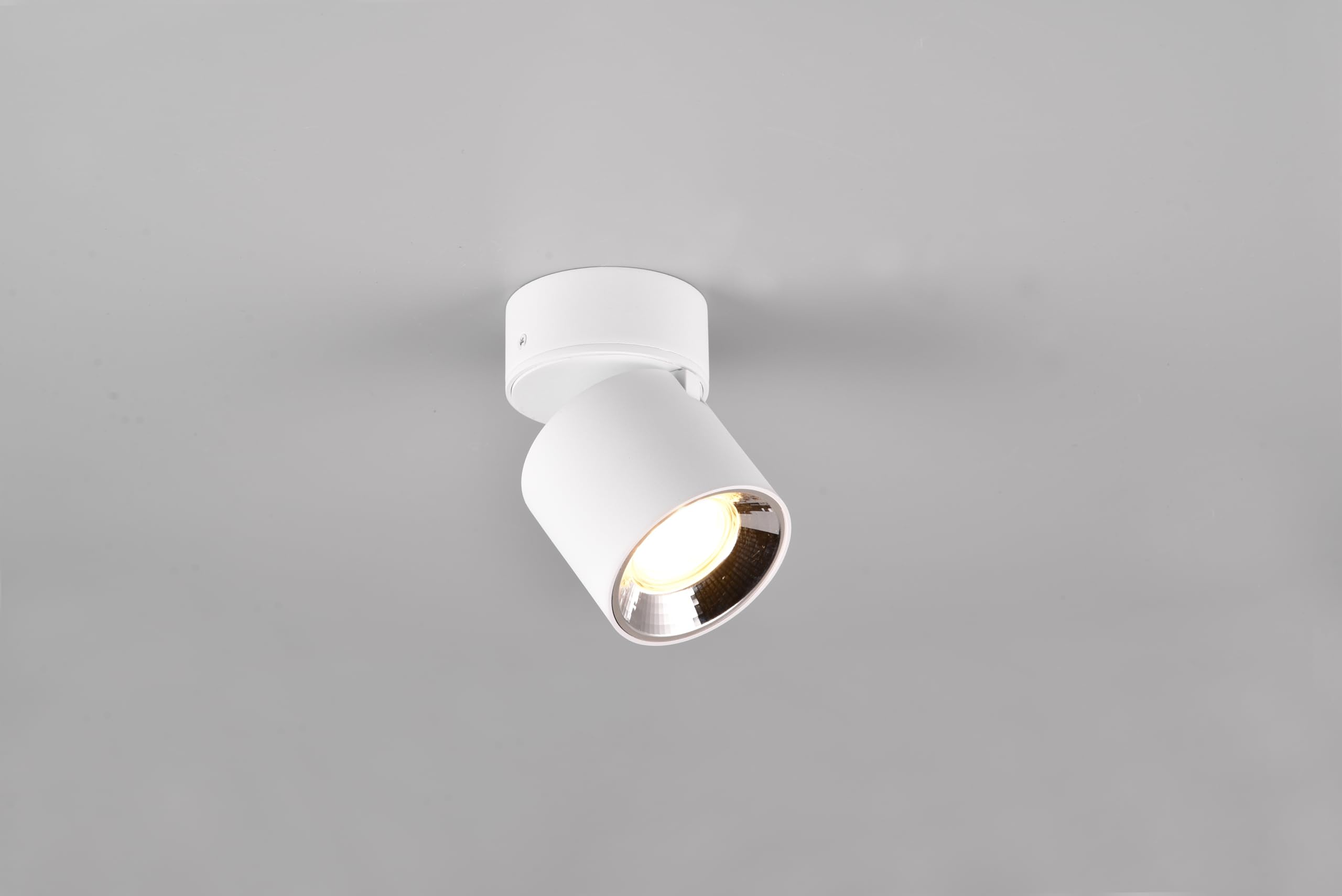 Trio Luminaire encastrable et apparent Guayana 651000131, métal blanc mat, sauf 1x GU10