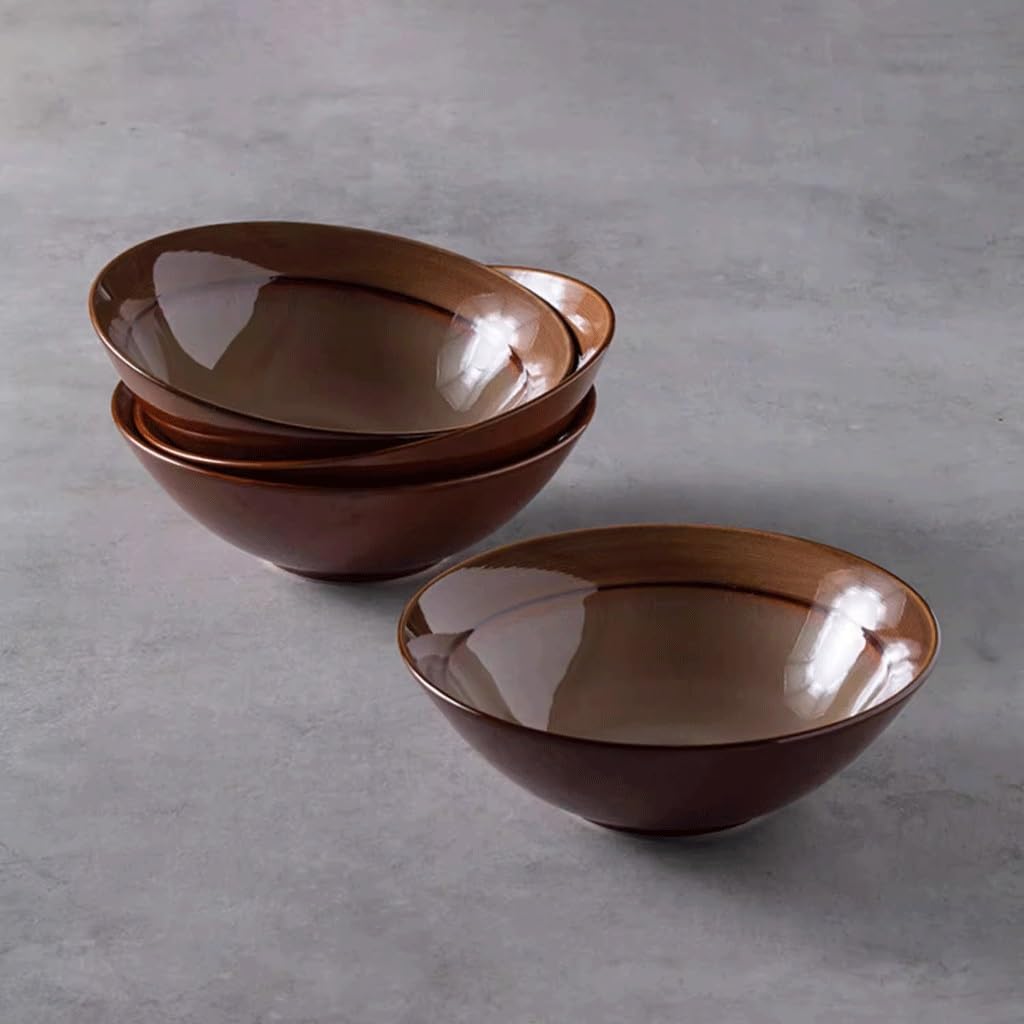 Miski na zupę do makaronu w kolorze strefy makaronu, duża ceramiczna miska do zupy do użytku domowego miski obiadowe