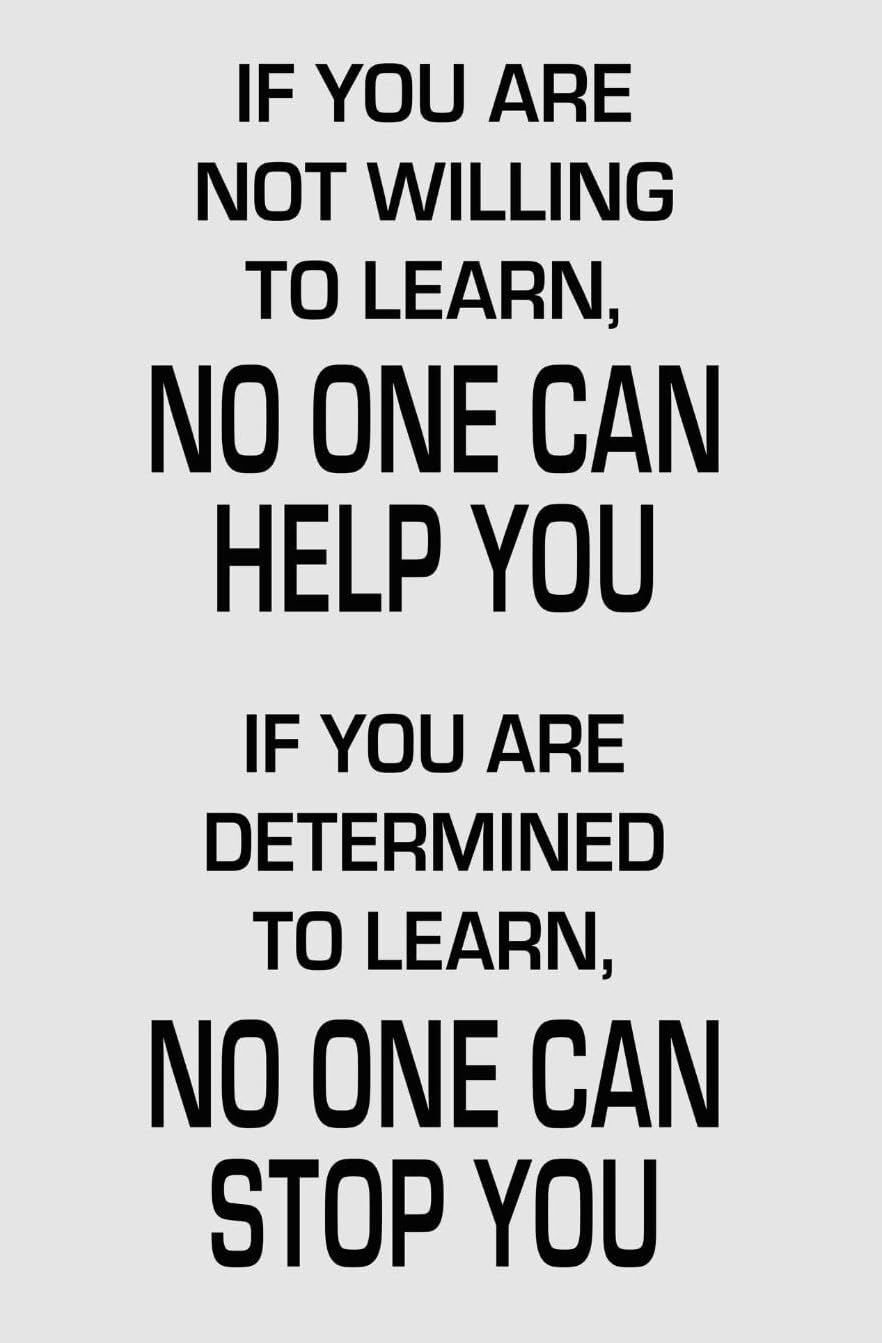 AHNEUUOY If You Are Not Willing to Learn - Motivational Wall-Art for Home Office & Classroom, Educational Print for Entrepreneurs, Inspirational Quote Decor(Unframed,12x18inch(30x45cm))
