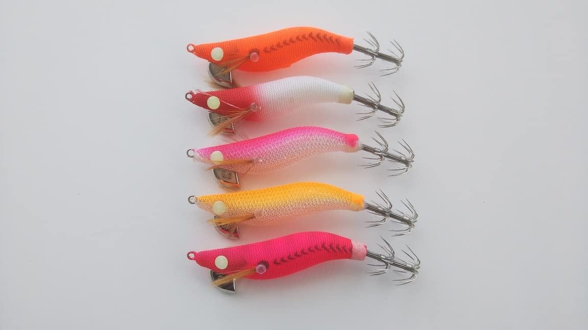 Amazon 全て夜光 エギ 1 8号 5色 セット 約8cm 約5 2g 小さいイカに アオリイカ ヤリイカ スルメイカ マイカ コウイカ ヒイカ ノーブランド品 エギ スッテ Amazon 全て夜光 エギ 1 8号 5色 セット 約8cm 約5 2g 小さいイカに アオリイカ ヤリイカ スルメイカ マイカ コウイカ ヒイカ ノーブランド品 エギ スッテ