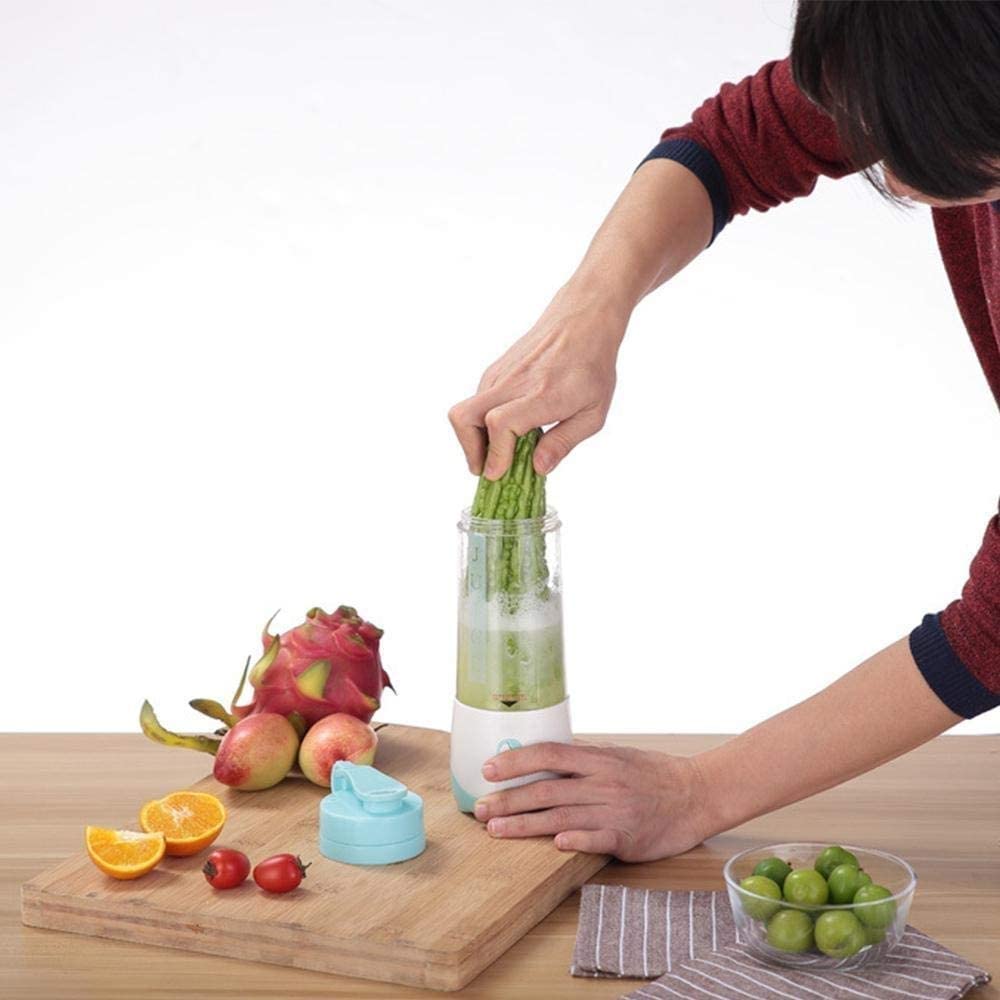 Blender Personale, frullatore Portatile, frullatore di frullato Noi Blender Smoothie Ricaricabile, Mini frullatore for frullati e frullati, frullatore da Viaggio, Rosa spremiagrumi, Rosa