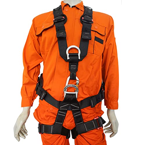 Sob Full Body Climbing Harness Can Be Inverted Thicken Widen Protect Waist Safety Harness Tree Work Rock Climbing Mountaineering Rescuing Work At Height #TOP2