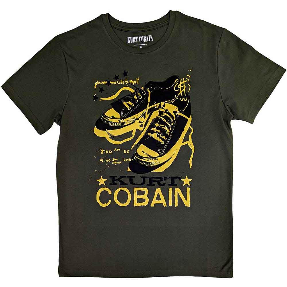 Kurt Cobain Converse Logo T-Shirt Green S