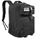 NOOLA 40L Military Tactical Army Backpack 3 Day Pack Molle Bug Out Bag Backpack Rucksacks for Outdoor Hiking Camping Trekking Hunting with Flag Patch Black