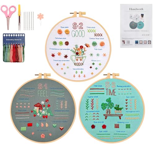 Kit de broderie débutants TopBine pour créer vos décorations murales