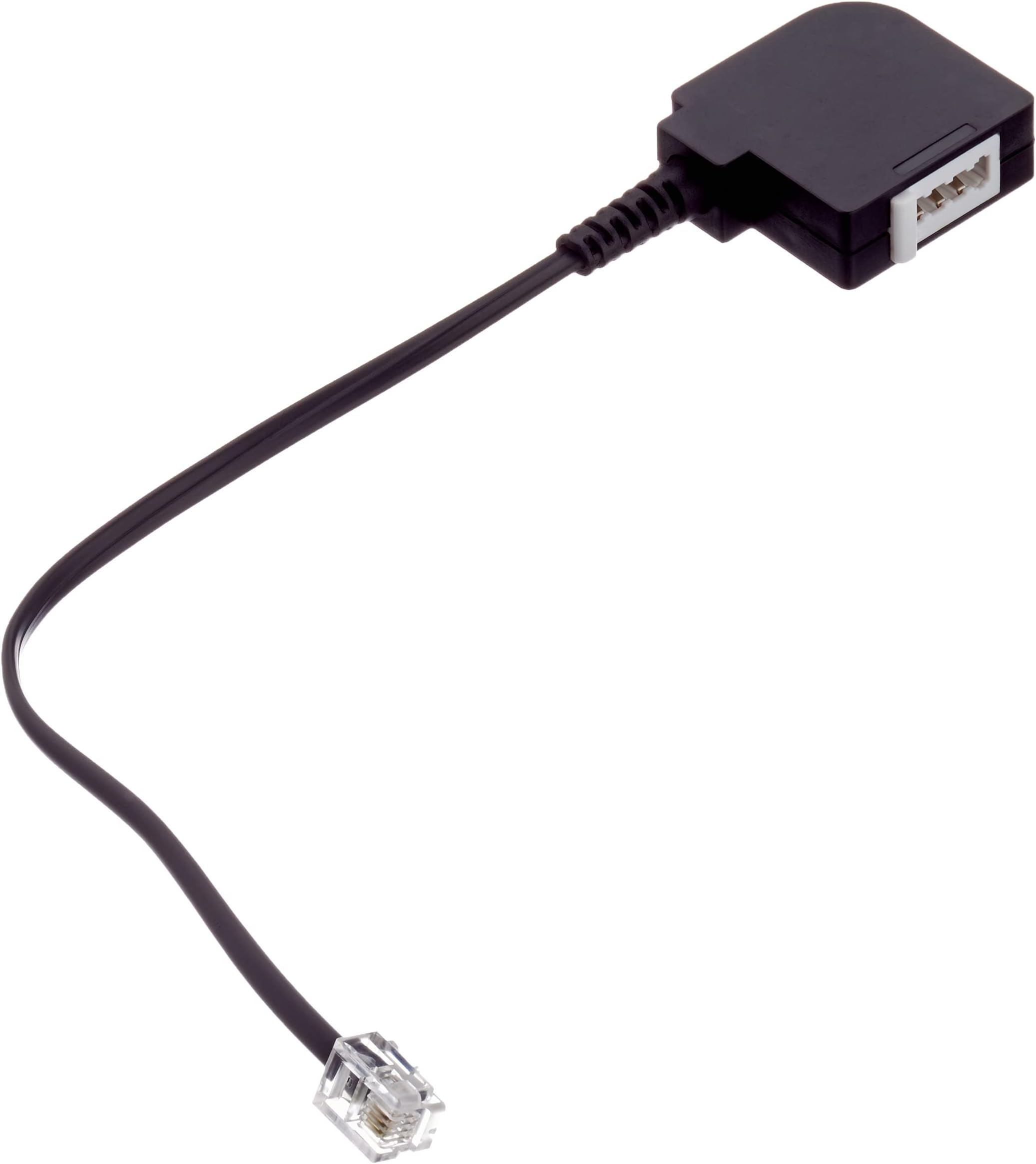 Wentronic RJ-11/TAE F Adapter - cable interface/gender adapters (RJ-11 M, TAE F FM, Male/Female, Black)