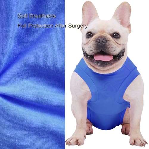 Image of Dog Surgery Recovery Suit - After Spay, Abdominal Wounds Post Surgical Recovery, Anti Licking Breathable Dog Onesies for Small, Medium & Large Pet, Alternative Bandages Cone E-Collar