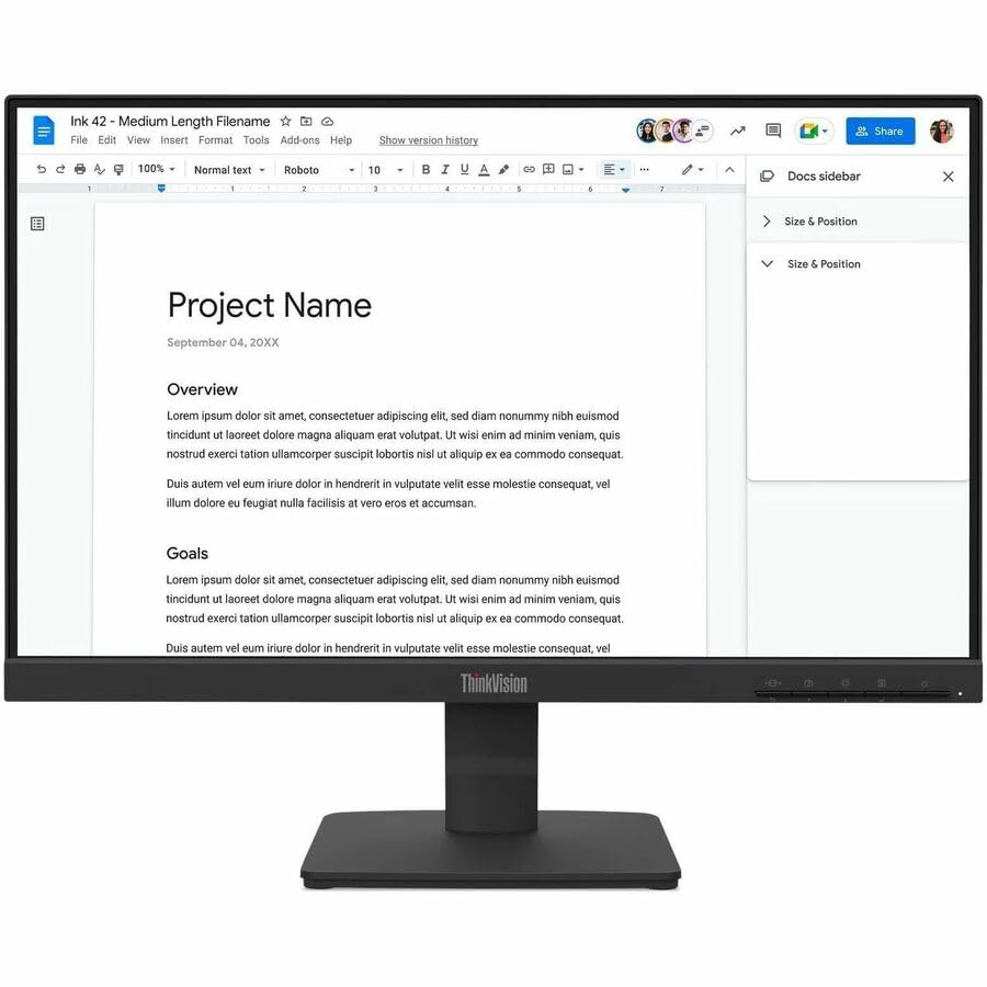 Image of Lenovo TS S224e 21.5 MonitorHDMI