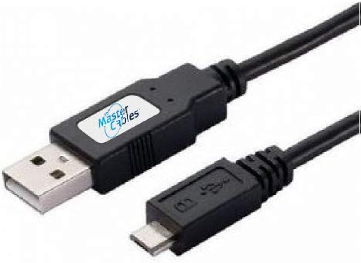 Master Cables Extra Long 10 feet Replacement Charging and Data Transfer Cable for Tablets and Cellphones Including Kindle, Fire, Paperwhite, Kobo Ebook Reader which use a Micro USB Cable.
