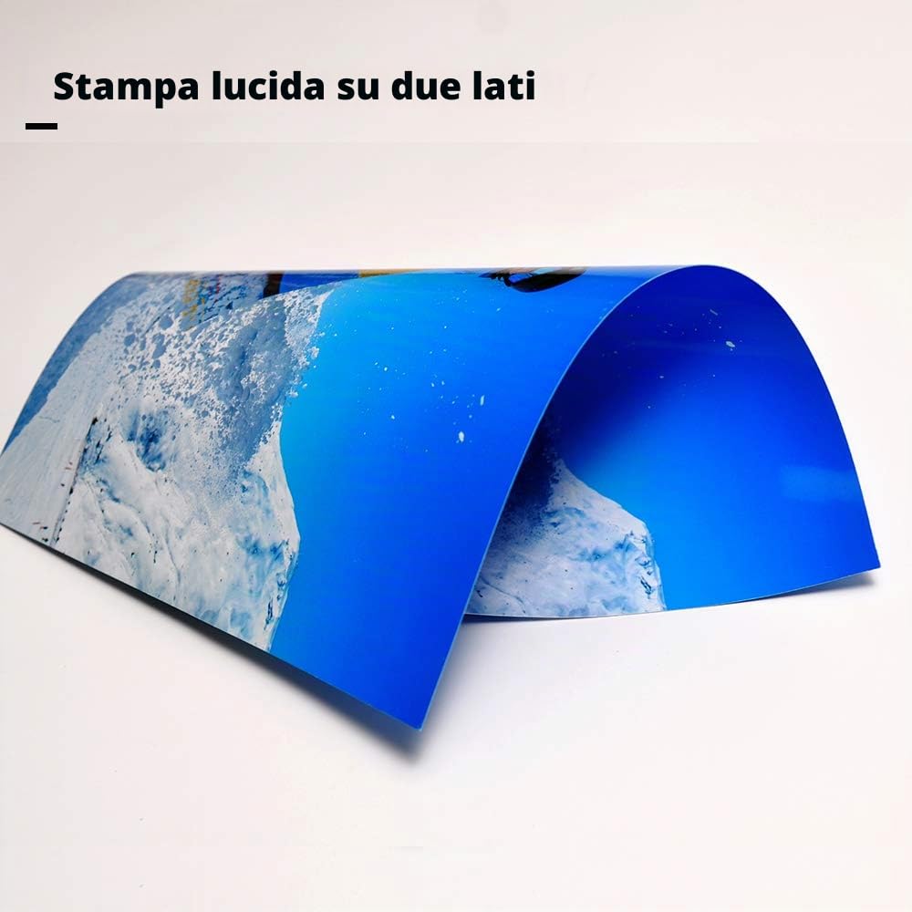 A3 300gsm Carta fotografica lucida fronte-retro - 50 fogli Carta spessa per stampa a getto d'inchiostro