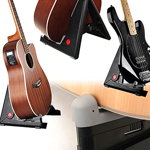 BPSJKET Support de guitare léger universel réglable pour économiser de l’espace – Double pliage, portable avec… - Les Beatles, Paul McCartney, John Lennon, RIngo Starr, George Harrison BPSJKET Support de guitare léger universel réglable pour économiser de l'espace - Double pliage, portable avec… – Image 5