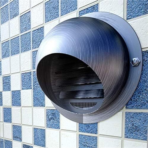 Capot de cheminée étanche résistant au vent pour ventilation ronde