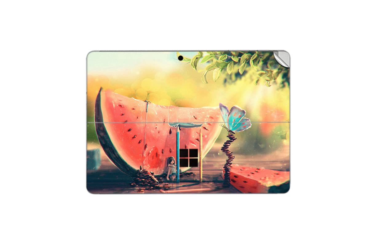 Printed Vinyl Top Only Skin Sticker Decal for Microsoft Surface Go - Watermelon Art Paint
