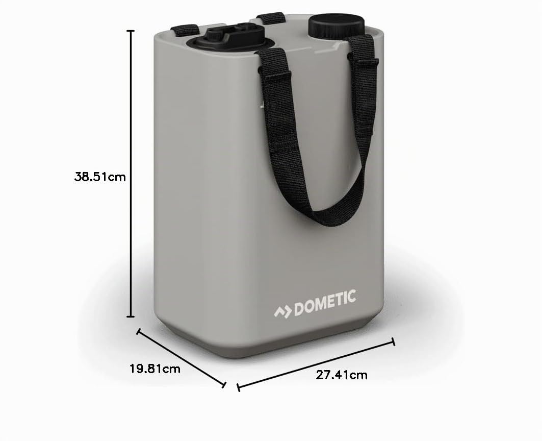 Dometic Go Hydration - Bidón de Agua de 11L - Depósito de Agua Portátil y Robusto - Contenedor de Agua para Acampadas, Coches y al Aire Libre