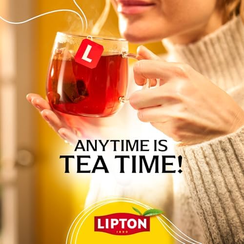 Lipton Decaf Black Tea Bags, Hot or Iced Caffeine Free Tea, 50 Tea Bags - 5