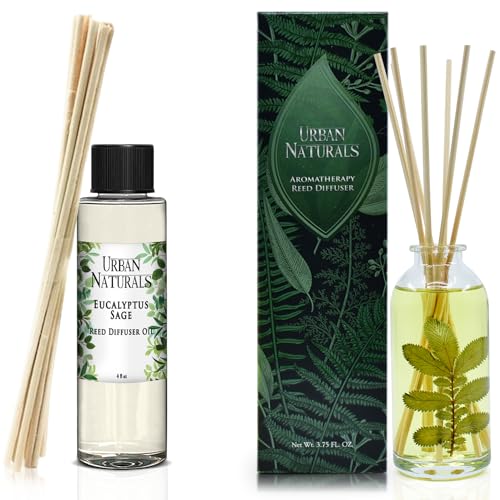 Urban Naturals Repuesto Difusor de Varillas Eucalyptus Sage 4 oz