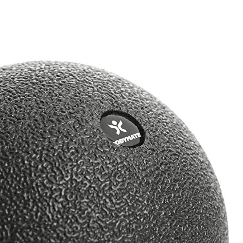 BODYMATE SET aus Faszien-Ball (Durchmesser 8cm) und großem Faszien-Ball (12cm) Schwarz, Selbstmassage-Ball für Faszientraining 4