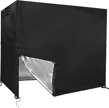 Kasla Swing Cover, Waterproof, Fits Outdoor Patio Swing 3 Seater & Backyard Garden Porch Swing & Hammock Glider Chair 87" L49" W67" H