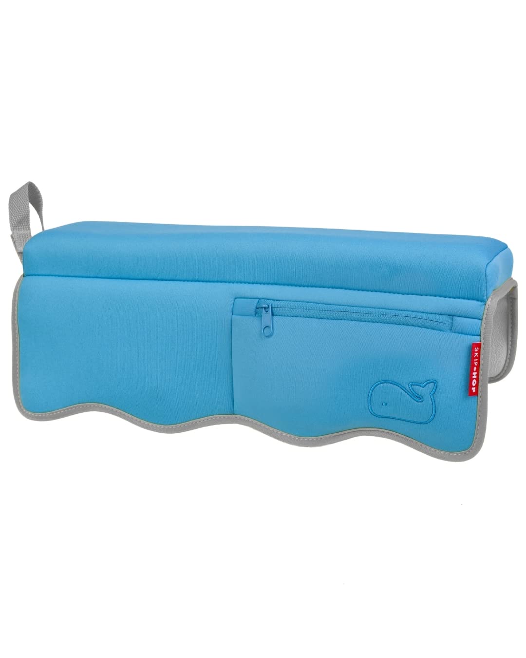 Skip Hop Baby Bath Elbow Rest, Moby, Blue Bathtub Side