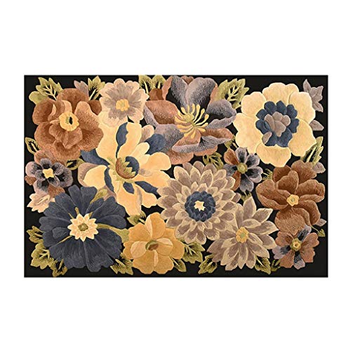 Tapis de cuisine style européen moderne au tissage artistique doux