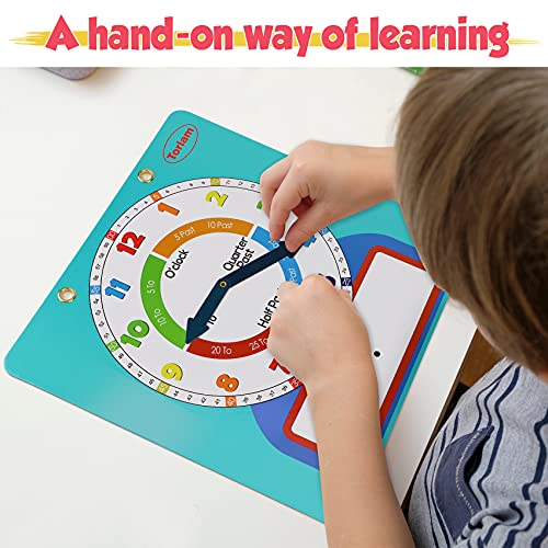 Torlam SZ Magnetic Writable Dry Erase Learning Clock thumb #1
