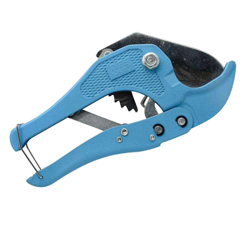 Blue Tube Pipe Cutter Plumbing Plastic Pipe Shear PVC Plastic Plumber Tool up to 42mm for Cutting PPR Plastic Hoses and Sanitary Pipes Suitable for Electricians and Woodworking