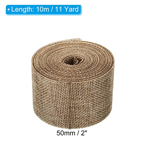 PATIKIL 2 Inch Wide 11 Yards Burlap Fabric Ribbon - Image 2