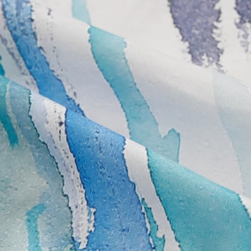 Image of Signature Digital Print Geometric Designs Super King Size Bedsheet - 108 x 108 inches | 100% Cotton-Feel Soft Fabric | Fade-Resistant Colors | 2 Matching Pillow Covers (Blush Nordic Grid)