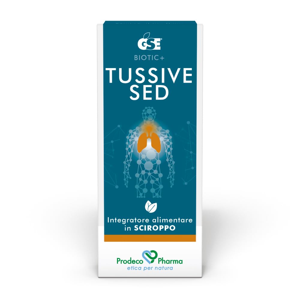PRODECO PHARMA GSE TUSSIVE SED - Sciroppo a Base di Estratti Vegetali che Favorisce l'Equilibrio Fisiologico in Caso di Fastidi Legati alla Tosse S…