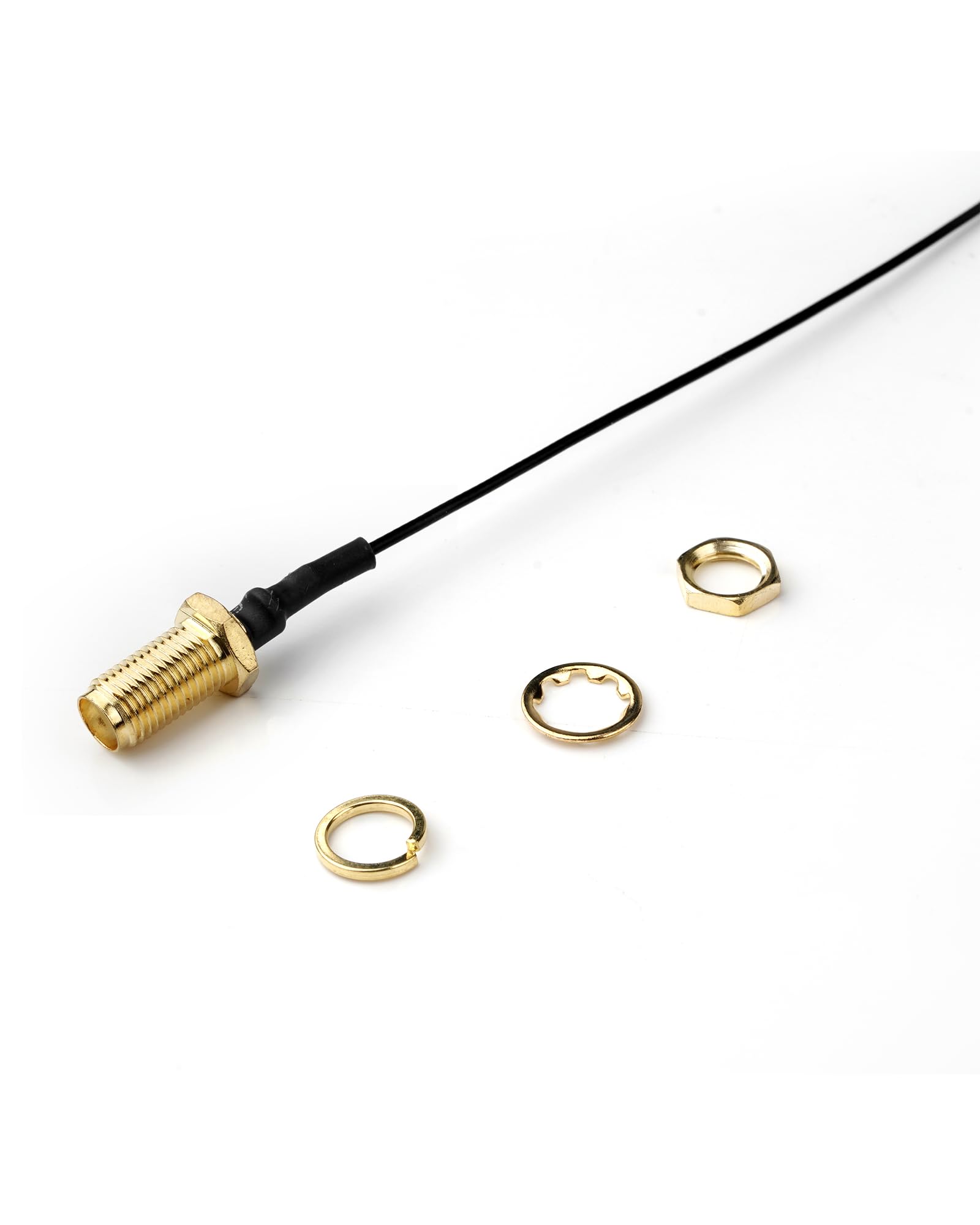 5 cavi coassiali da IPEX a SMA Female Low Loss 4" /10cm U.fl/IPEX RG178 RF per router wireless Mini PCIE schede di rete PCI Wi-Fi WAN Ripetitore