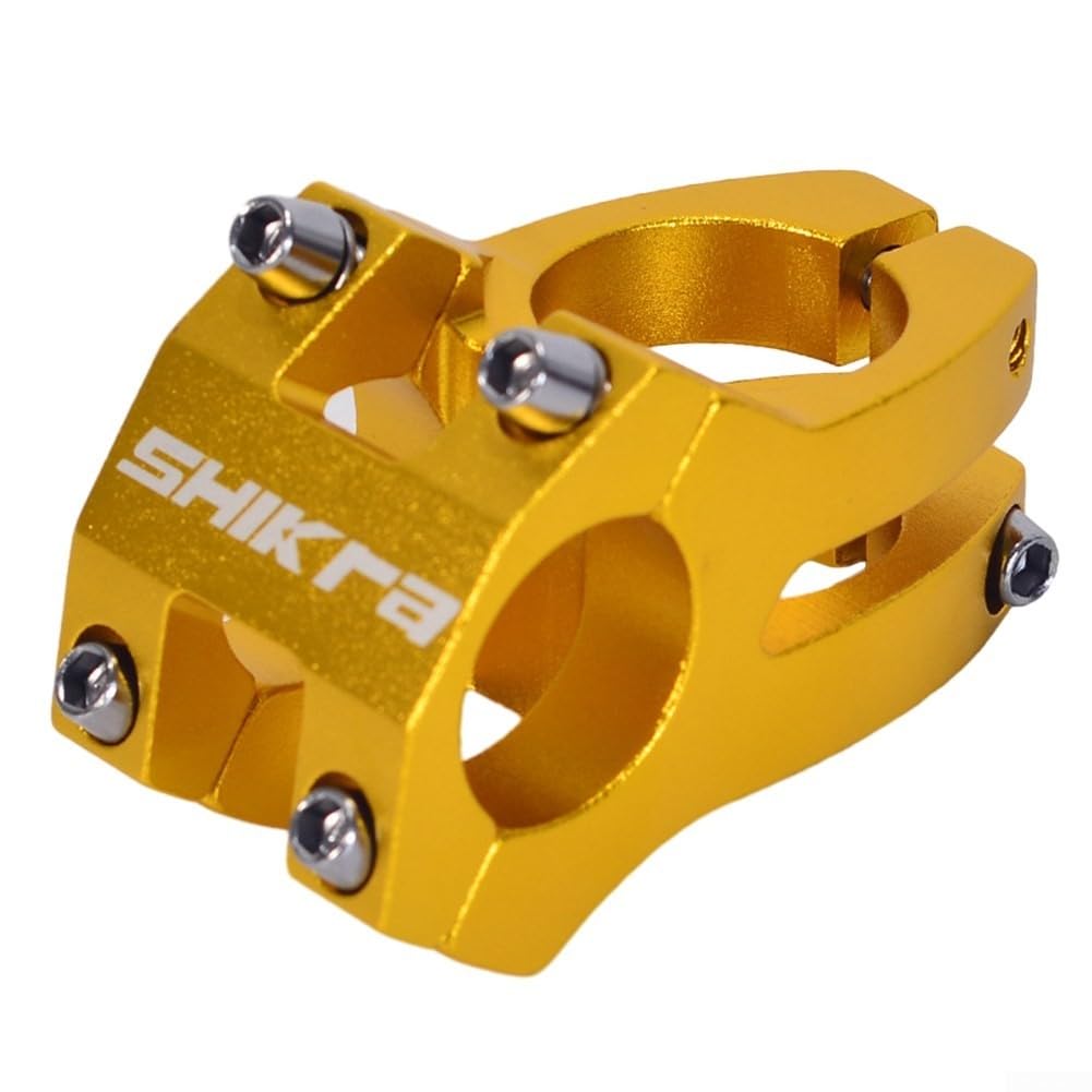 Attacco manubrio corto per manubrio da 25 mm da 4 mm, design leggero in alluminio (blu)