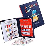 ★ LETRAS MAGNETICAS NINOS : yo Aprender a leer niños de 3 a 8 años, este libro magnético es un juego educativo original para acompañar a los niños en sus aprendizajes mientras se diviertan, también ofrece la posibilidad de escribir y mejorar el nivel de ortografía
