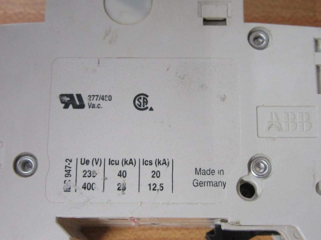 ABB S 203 P K 20 A 20A Miniature Circuit Breaker S203PK20A