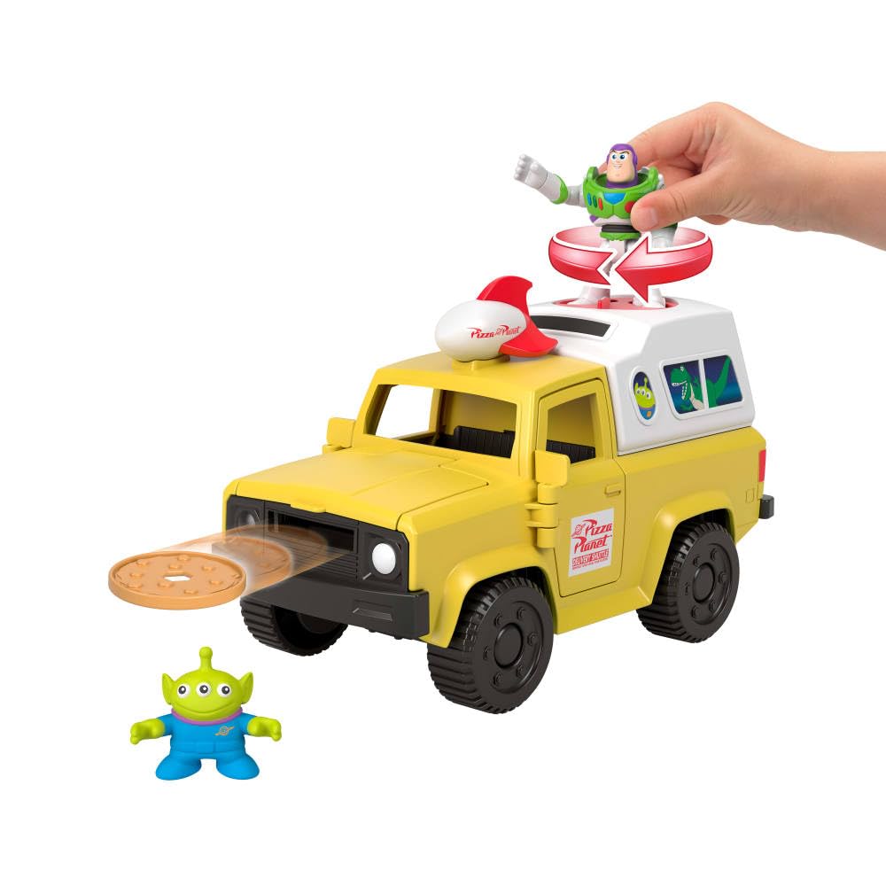 Fisher-Price Imaginext Toy Story Pizza Planet Truck con Buzz Lightyear Alien Playset