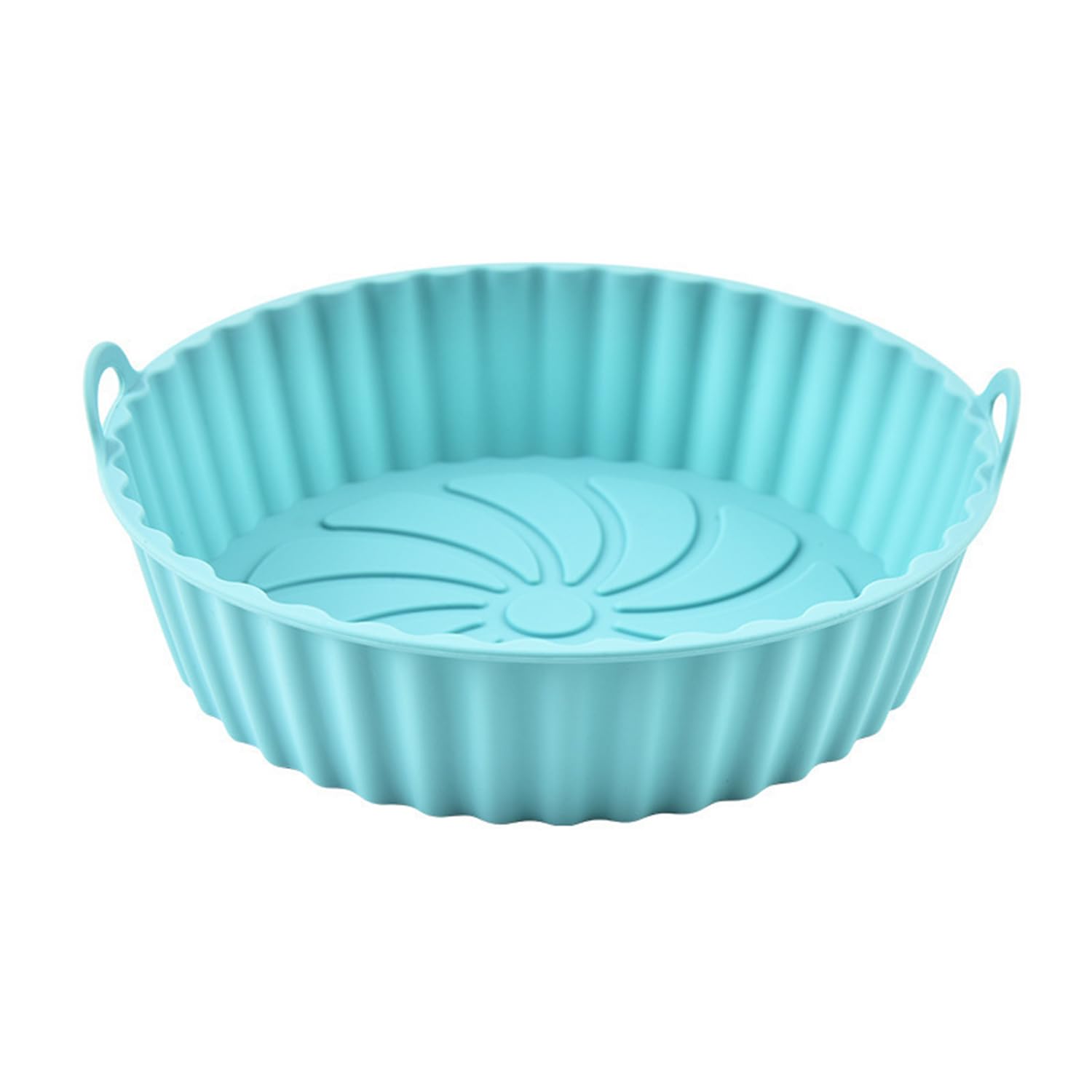 YANCI Air Fryer Silicone Basket, 8 inch Reusable, Fits 3 to 5 Qt Ovens, Heat Resistant, Replacement for Air Fryer Paper Liners (Pack of 1, Sky Blue)-image-44