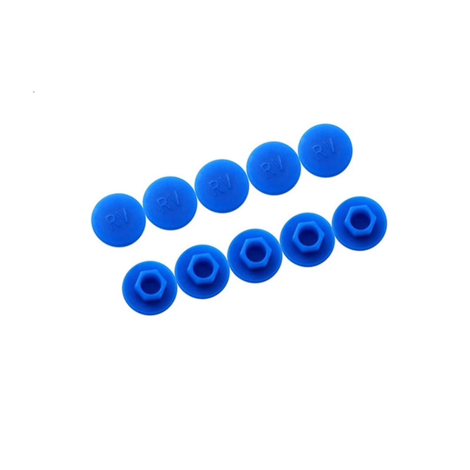 300pcs Dust-Proof Mountain Bike M5 Screws Head Heighten Device Set Stem Hexagon Cover Cap