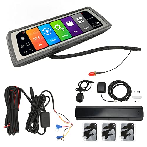 Câmera de Espelho Retrovisor para Dash Cam Streaming Media DVR Screen para V900 Recorder Vehicle par