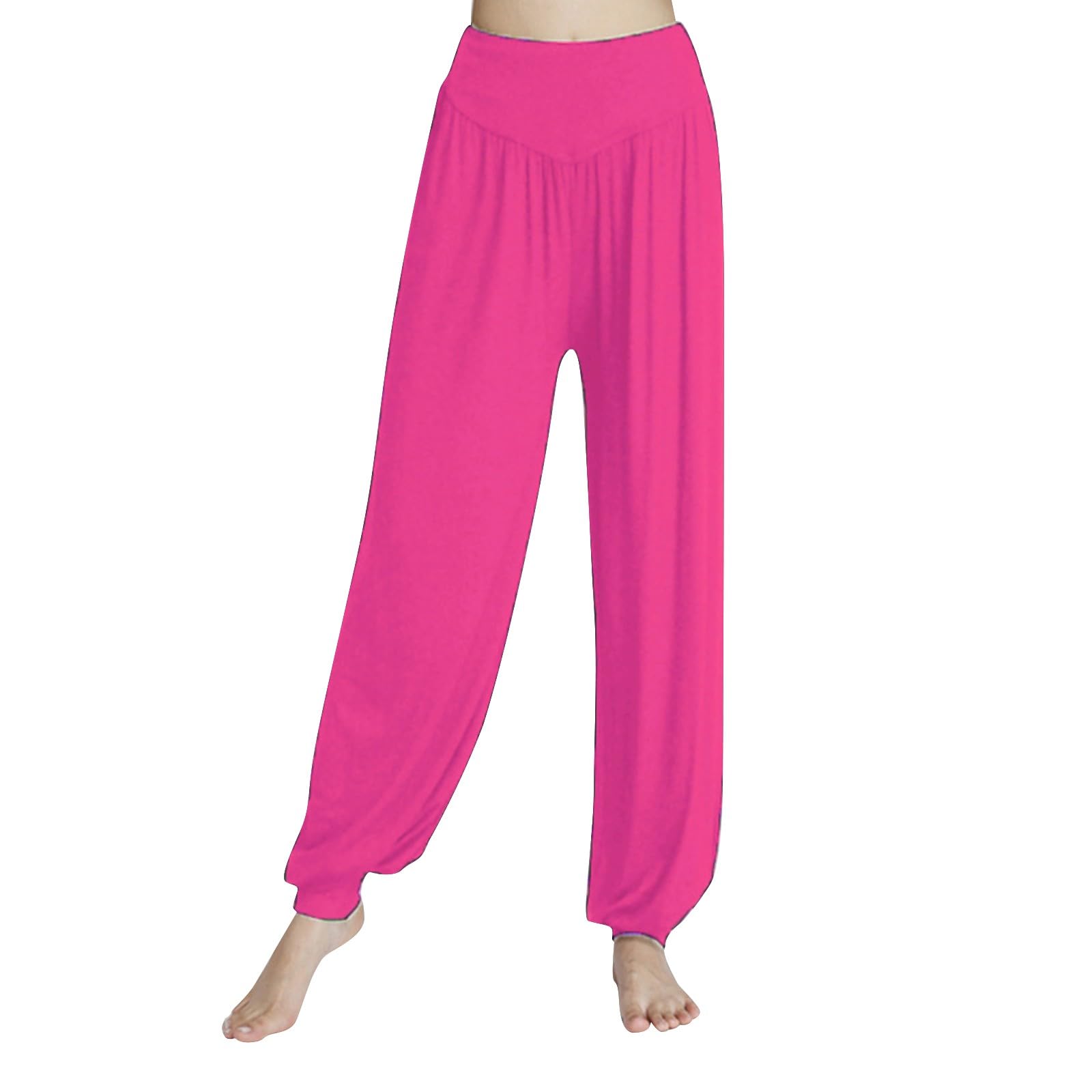 Haremshose für Mädchen, elastische Taille, weiche Tanz-Jogginghose, leicht, lässig, Jogginghose, Kinder, bequem, atmungsaktiv