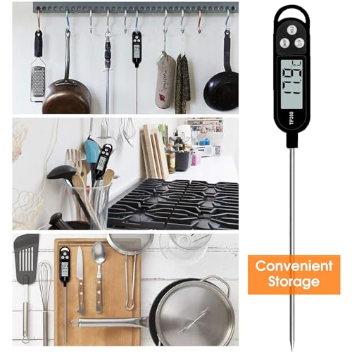 Meat Thermometer for Grill and Air Fryers. Wireless Cooking Thermometer with Long Probe. Digital Meat Food Probe for Kitchen, Outdoor Grilling and BBQ! - Image 7